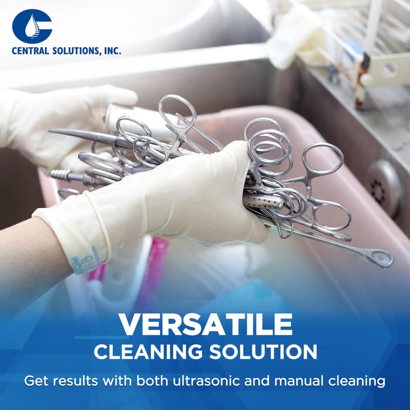 CSI Central Solutions Multi Enzymatic Cleanser - Hospital Grade Medical Instrument Cleaner for Presoak and Manual Processing, 1 Gal - Image 5